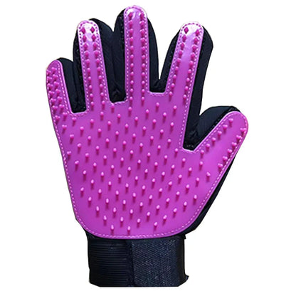 1PC Cat Hair Remove Gloves Rubber Pet Beauty Cleaning Grooming Effective Massage Dog Combs Floating Brush 6 Color Leedoar