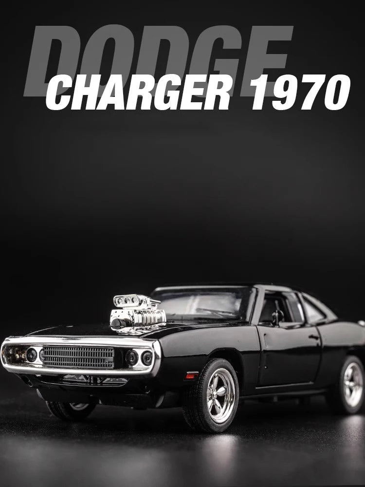 1PC Dodge Classic Retro Alloy Model 1:32 Simulation Car Model CHILDREN'S Gifts Alloy Toy Toy Vehicles The Fast and the Furio Leedoar