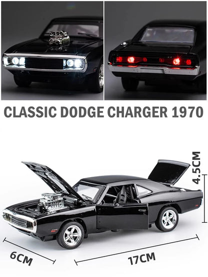 1PC Dodge Classic Retro Alloy Model 1:32 Simulation Car Model CHILDREN'S Gifts Alloy Toy Toy Vehicles The Fast and the Furio Leedoar