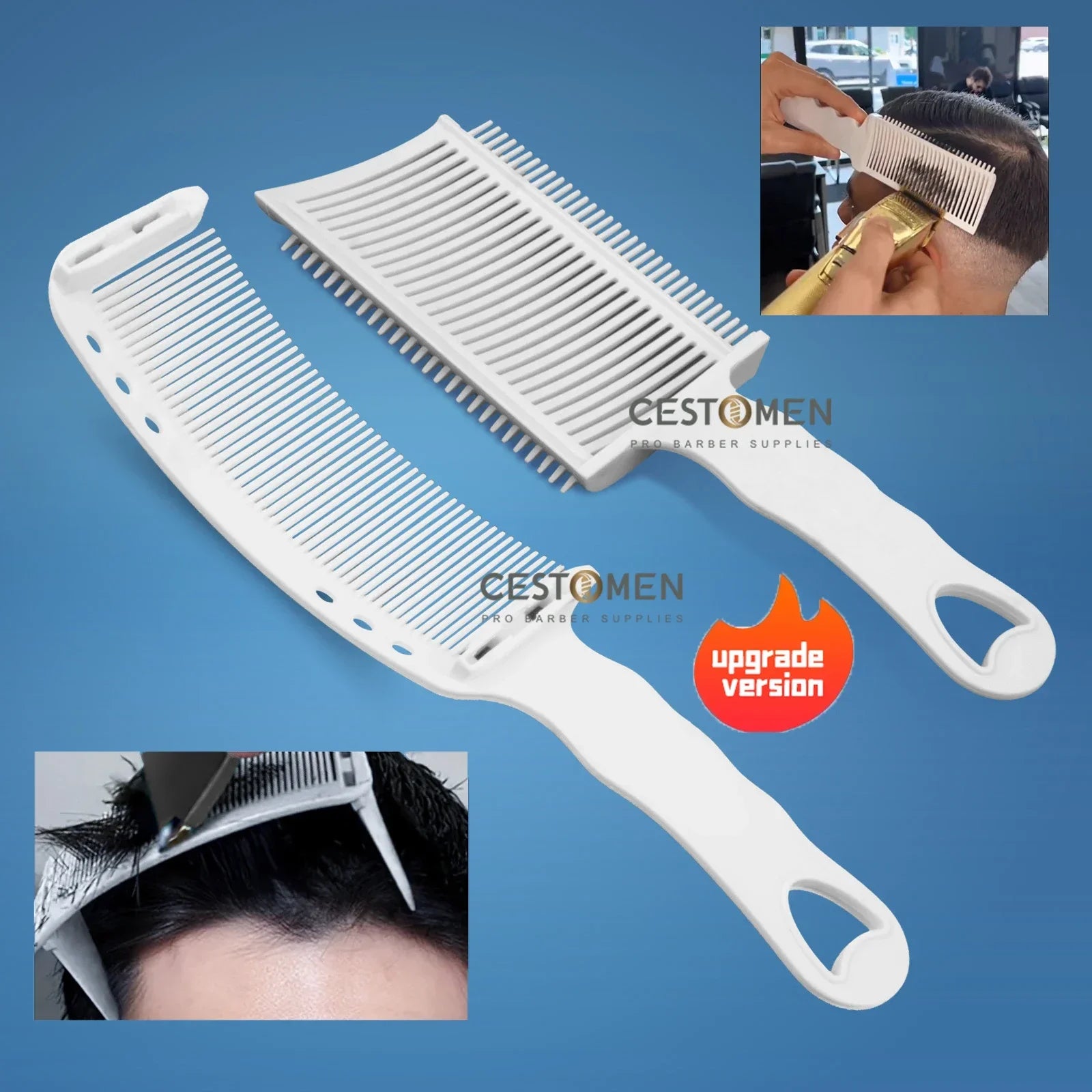 1PC High Quality Hair Comb Professional Hairdressing Combs Hair Brushes For Salon Hair Cutting Styling Tools Barber Accessories Leedoar