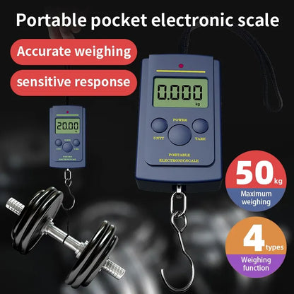 1PC Multifunctional Mini 40kg/10g Electronic Hanging Fishing Luggage Balanca Portable Digital Handy Pocket Weight Hook Scale