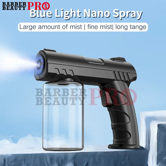 1PC Nano Desinfecção Spray Shooter Carregamento Sem Fio Purificador de Ar Doméstico Álcool Doméstico 280ml Barbeiro Sanitizador Elétrico 