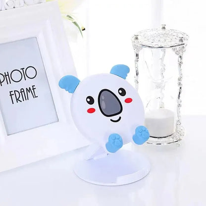 1PC New Cartoon Cute Phone Stand Folding Small Portable Multi Functional Adjustable Universal Tablet Stand Lazy God Tool Leedoar