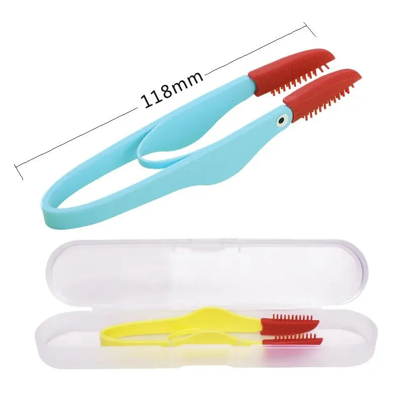 1PC Pet Tear Marks Brush Cat Dog Eye Excrement Brush Knot Eye Cleaner Clip Soft Brush Cleaning Soft Brush Small Pet Tool Leedoar