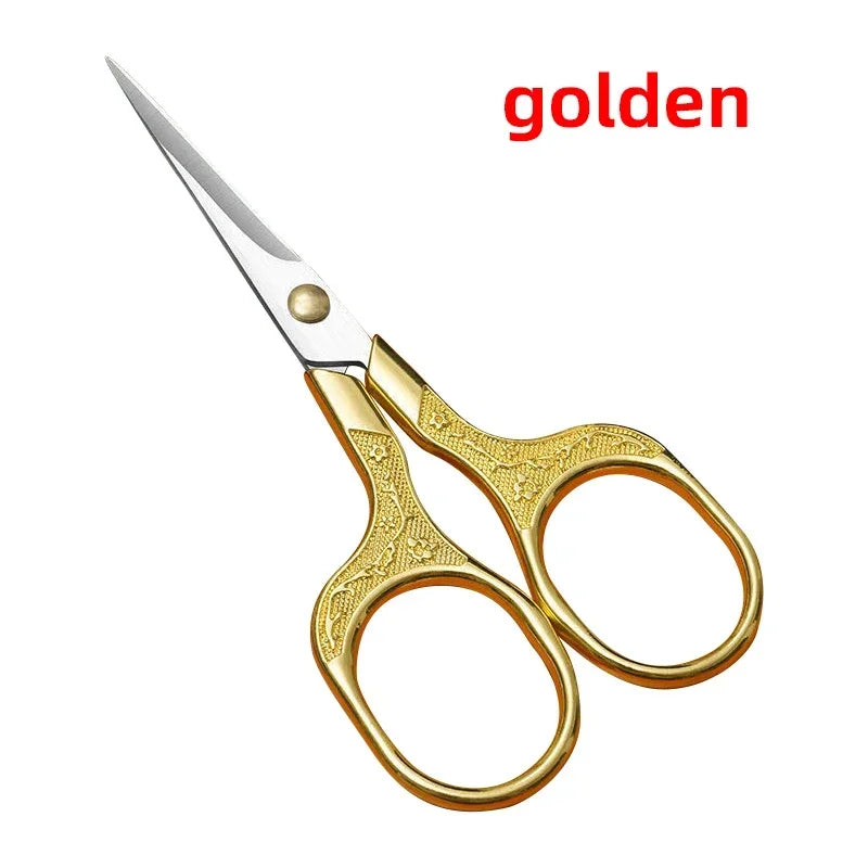 1PC Sewing Scissors Stainless Steel Retro Embroidery Tailor Scissors Dressmaker Shears Fabric Cutter DIY Sewing Accessories Leedoar