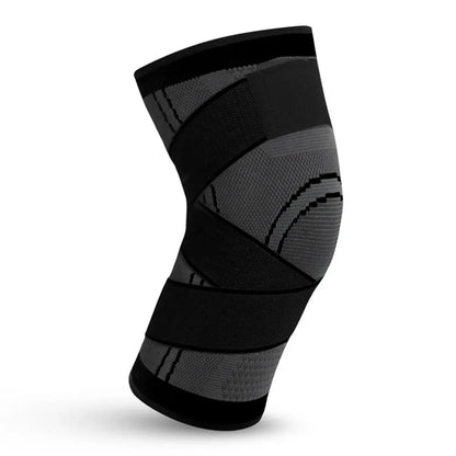 1PC Sports Knee Pad Men Pressurized Elastic Knee Pad Support Fitness Gear Basketball Volleyball Brace Tennis Cycling Protector Leedoar