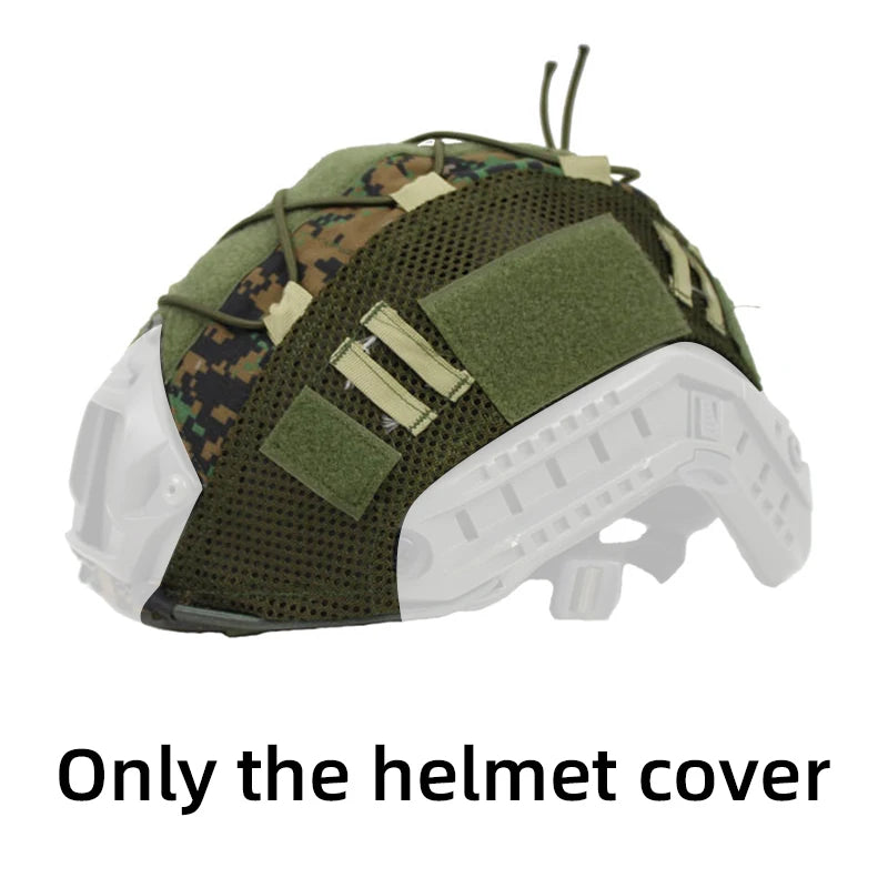 1PC Tactical Helmet Cover for Fast MH PJ BJ Helmet Airsoft Paintball Army Helmet Cover Military Accessories Helmet protectors Leedoar