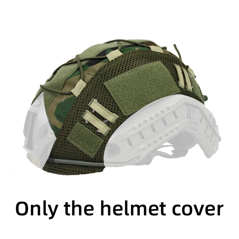 1PC Tactical Helmet Cover for Fast MH PJ BJ Helmet Airsoft Paintball Army Helmet Cover Military Accessories Helmet protectors Leedoar