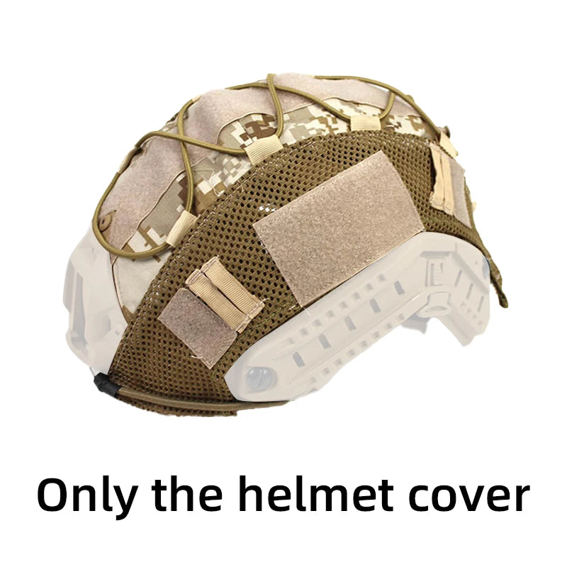 1PC Tactical Helmet Cover for Fast MH PJ BJ Helmet Airsoft Paintball Army Helmet Cover Military Accessories Helmet protectors Leedoar