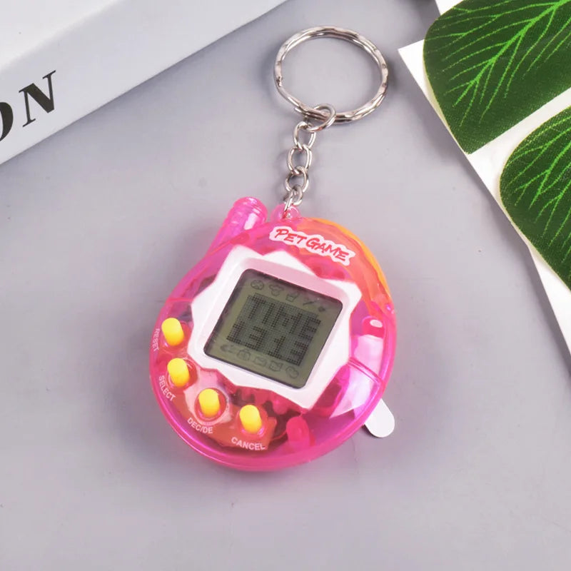 1PC Transparent Electronic Pets Tamagotchi Nostalgic 168 Pets In One Virtual Cyber Digital Nostalgic Funny Toys Pixel Funny Play Leedoar