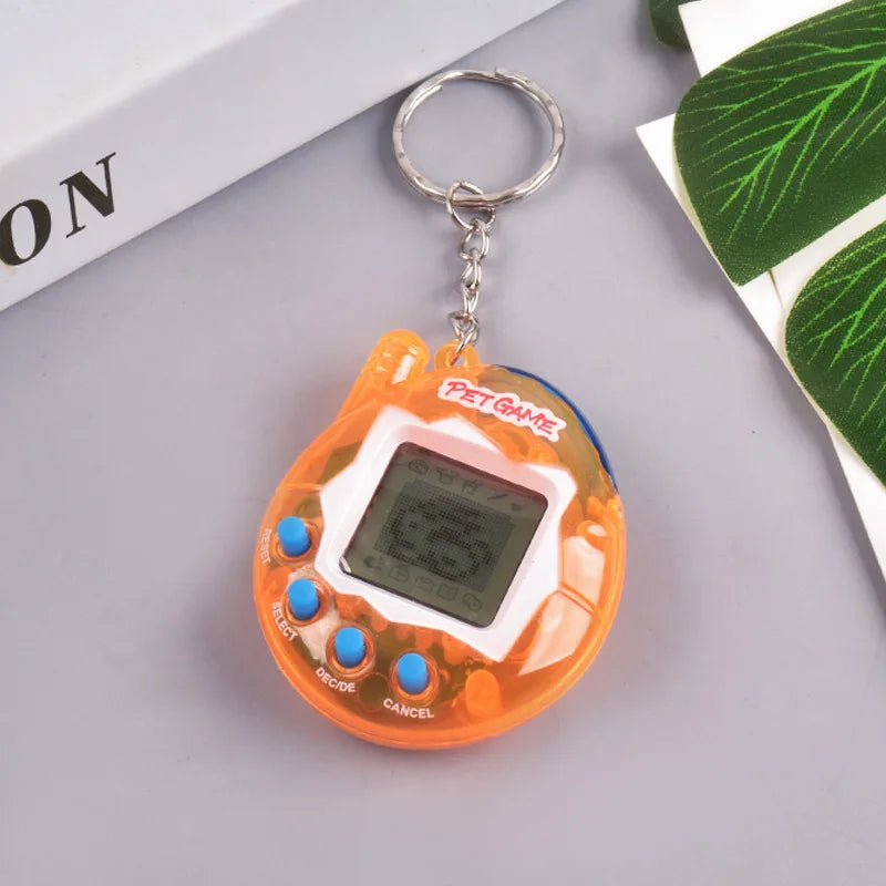 1PC Transparent Electronic Pets Tamagotchi Nostalgic 168 Pets In One Virtual Cyber Digital Nostalgic Funny Toys Pixel Funny Play Leedoar