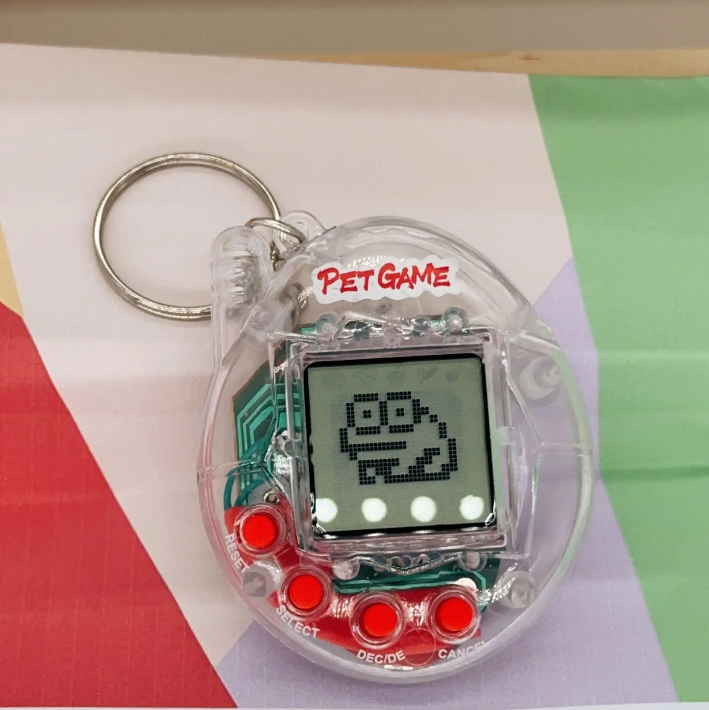 1PC Transparent Electronic Pets Tamagotchi Nostalgic 168 Pets In One Virtual Cyber Digital Nostalgic Funny Toys Pixel Funny Play Leedoar