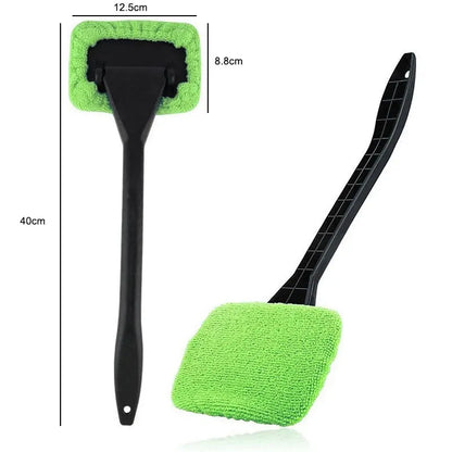 1PC Windshield Wash Tool Window Cleaning Brush Kit Car Accessories Interior Car Wiper Long Handle Leedoar