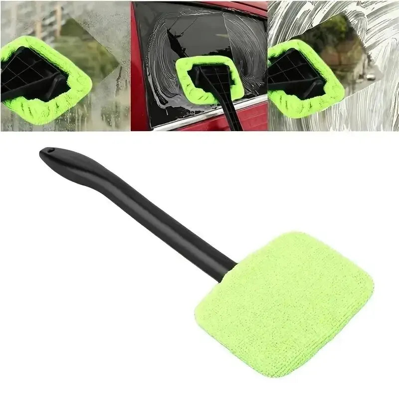 1PC Windshield Wash Tool Window Cleaning Brush Kit Car Accessories Interior Car Wiper Long Handle Leedoar