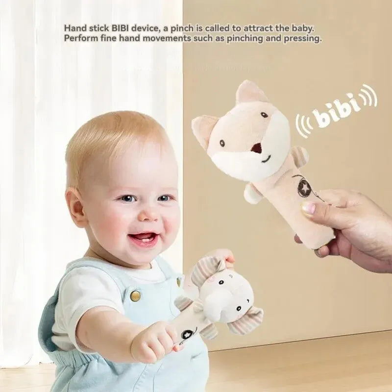 1PCS Baby Hand Shaker Newborn Comfort Toy Baby 0-1 Year Old Toy Hand Shaker Leedoar