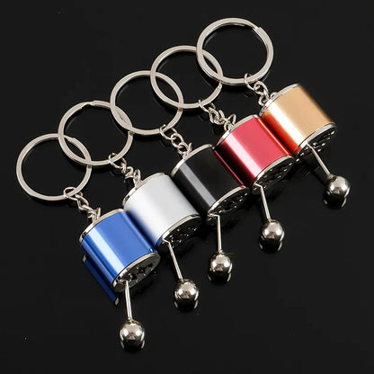 1PCS Car Modification Pendant Six Gear Shift Keychain Car Pendant Shifter Metal Chaveiro Charms 1PCS Car Modification Pendant Si 