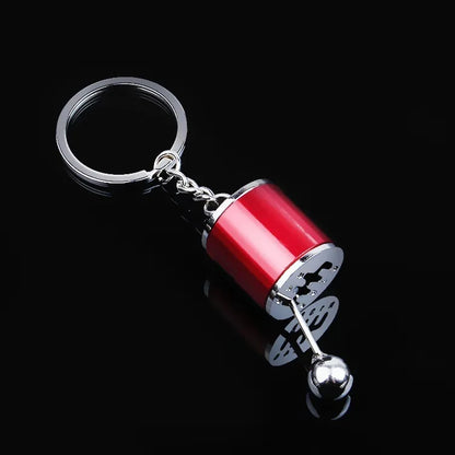 1PCS Car Modification Pendant Six Gear Shift Keychain Car Pendant Shifter Metal Chaveiro Charms 1PCS Car Modification Pendant Si 