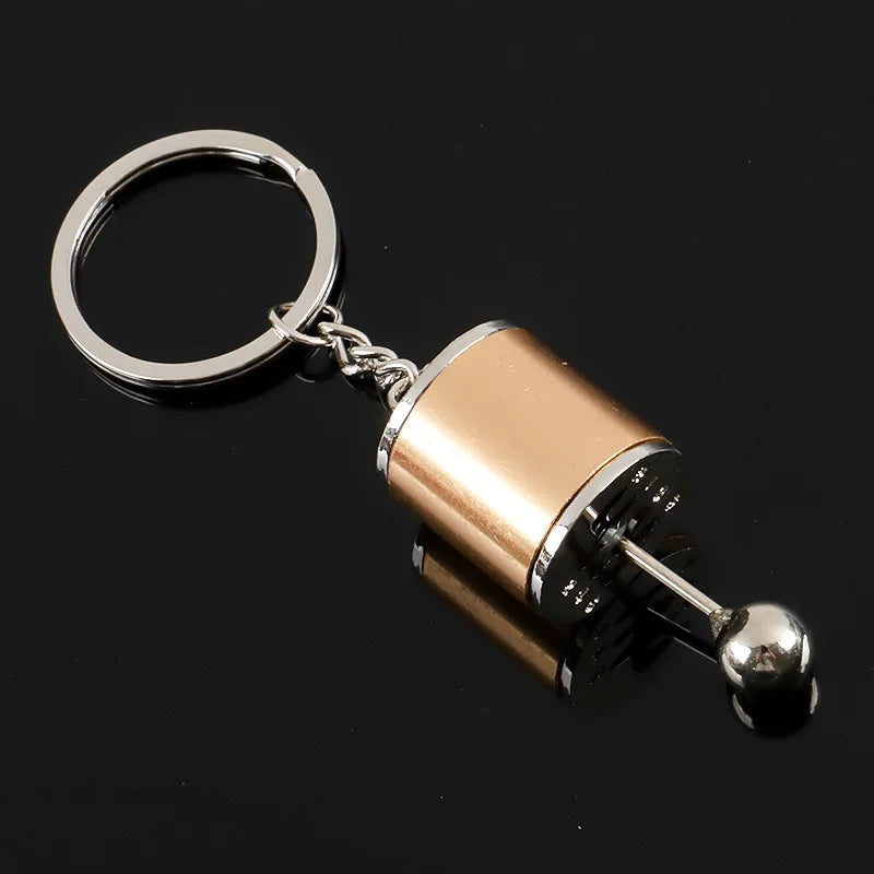 1PCS Car Modification Pendant Six Gear Shift Keychain Car Pendant Shifter Metal Chaveiro Charms 1PCS Car Modification Pendant Si 