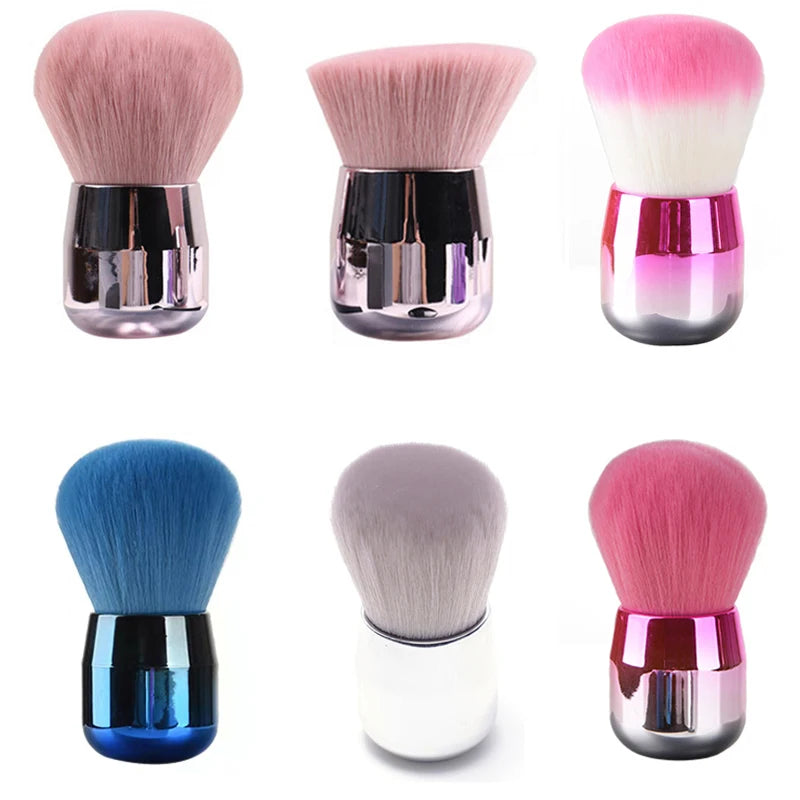 1PCS Professionals Nails Art Mushroom Brush Round Paint Gel Dust Cleaning Make Up Brush Manicure Accessories equipment Tools Leedoar