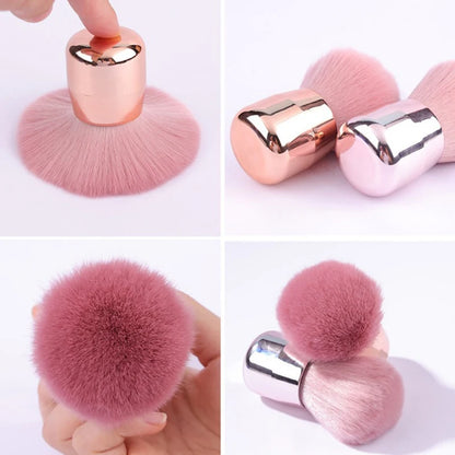 1PCS Professionals Nails Art Mushroom Brush Round Paint Gel Dust Cleaning Make Up Brush Manicure Accessories equipment Tools Leedoar