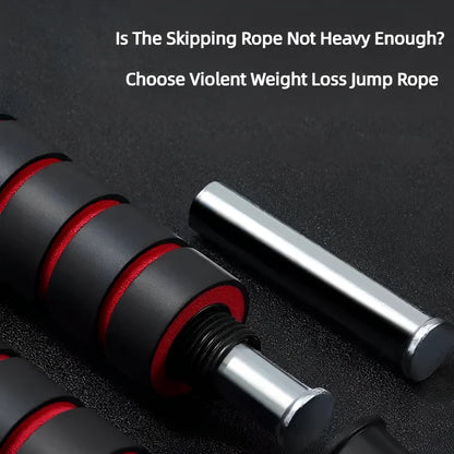 1PCS The New Jump Rope Steel Wire Skipping Exercise Adjustable Jumping Fitness Workout Training Home Sport Equipment Tangle-Free Leedoar