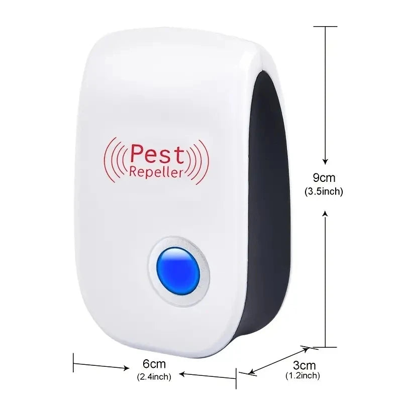 1PCS Ultrasonic Pest Repeller - Effective Indoor Pest Control For Home, Kitchen, Office, Hotel, And Warehouse - Mosquito And Rat Leedoar