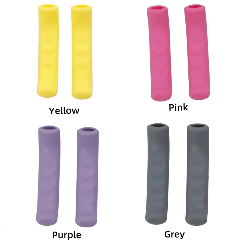 1Pair Bike Brake Lever Protective Silicone Bicycle Lever Grips Bicycle Brake Handle Cover Bicycle Accessories Leedoar