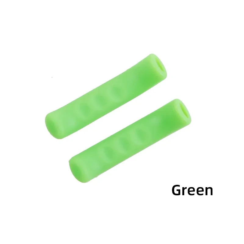 1Pair Bike Brake Lever Protective Silicone Bicycle Lever Grips Bicycle Brake Handle Cover Bicycle Accessories Leedoar