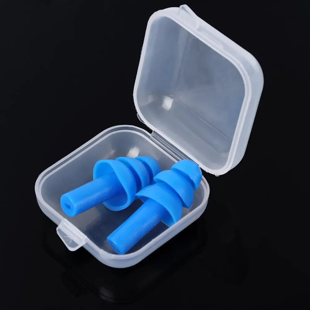 1Pairs Soft Silicone Earplugs Waterproof Swimming Ear Plugs Reusable Noise