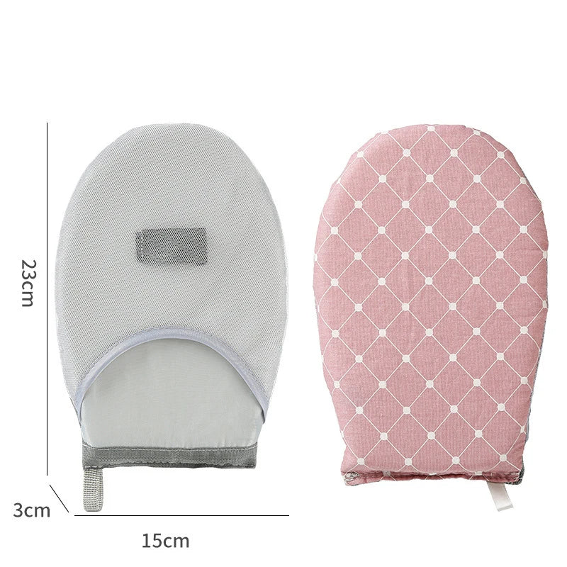 1Pc Fabric Handheld Ironing Board Ironing Board Small Home Ironing Gloves Anti Ironing Household Insulated Handheld Ironing Tray Leedoar