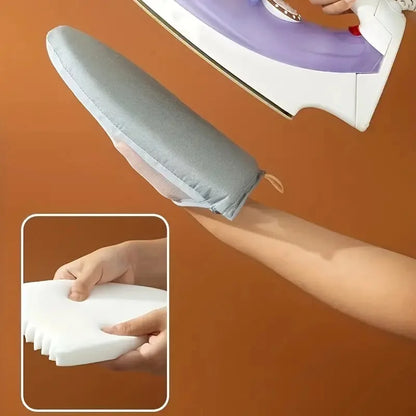 1Pc Fabric Handheld Ironing Board Ironing Board Small Home Ironing Gloves Anti Ironing Household Insulated Handheld Ironing Tray Leedoar