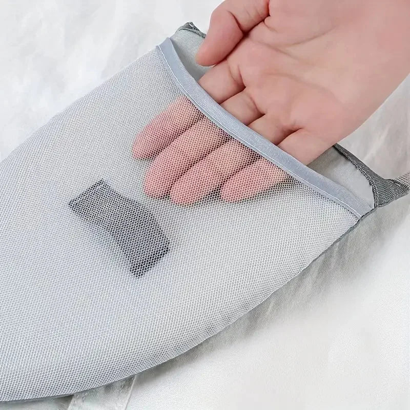 1Pc Fabric Handheld Ironing Board Ironing Board Small Home Ironing Gloves Anti Ironing Household Insulated Handheld Ironing Tray Leedoar