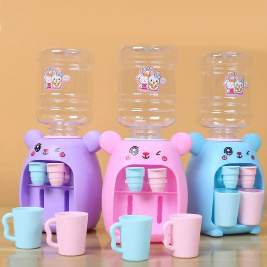 1Pc-Mini Kitchen Simulation Toy Children Kid Role Play Mini Double Headed Water Dispenser Play House Toy Leedoar