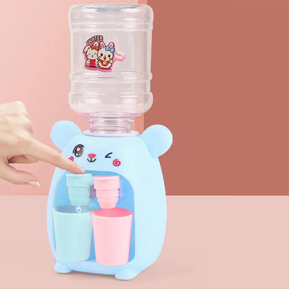 1Pc-Mini Kitchen Simulation Toy Children Kid Role Play Mini Double Headed Water Dispenser Play House Toy Leedoar