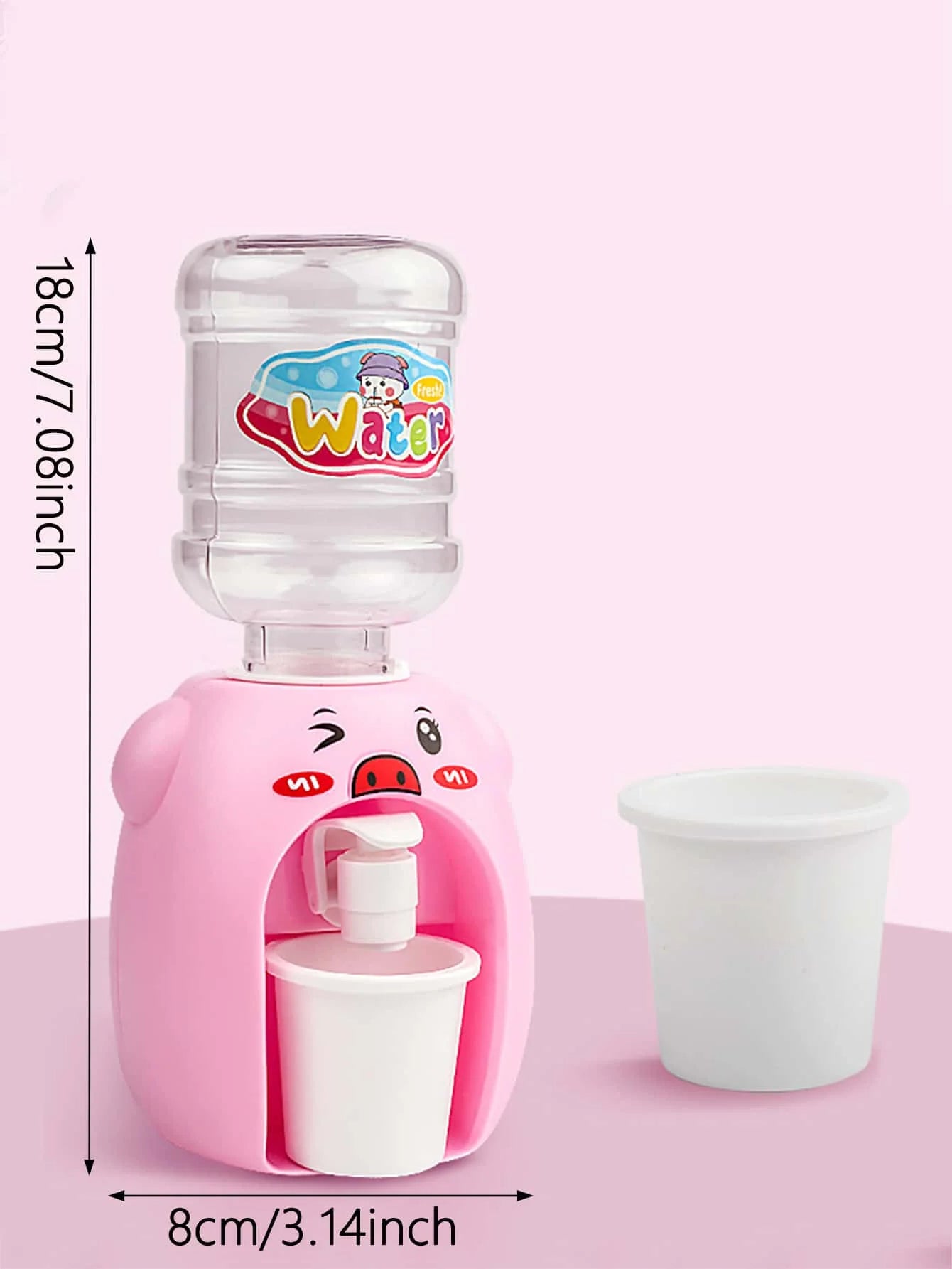 1Pc-Mini Kitchen Simulation Toy Children Kid Role Play Mini Double Headed Water Dispenser Play House Toy Leedoar