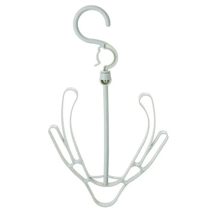 1Pc Mini T Windproof Double Hook Multifunction Plastic Material for Balcony Hanger Shoe Rack Hanging Leedoar