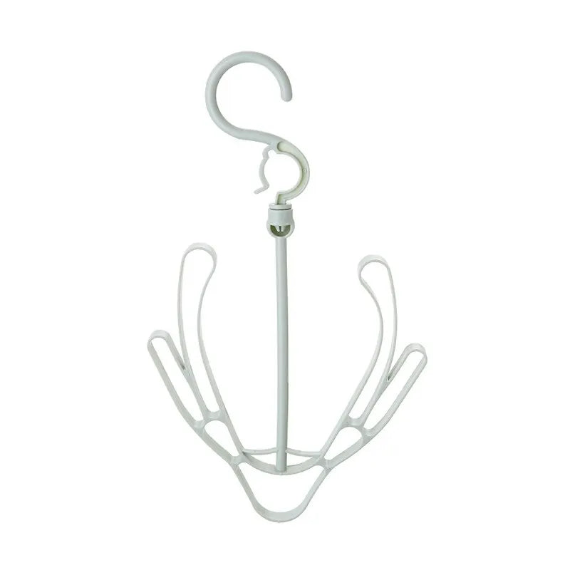 1Pc Mini T Windproof Double Hook Multifunction Plastic Material for Balcony Hanger Shoe Rack Hanging Leedoar