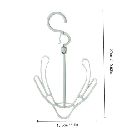 1Pc Mini T Windproof Double Hook Multifunction Plastic Material for Balcony Hanger Shoe Rack Hanging Leedoar