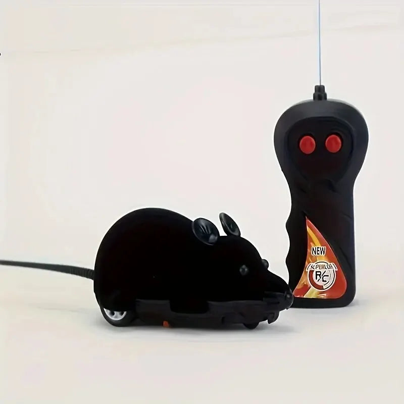 1Pc Remote Control Rat Prank: Trick Your Cat With A Wireless Mouse Toy! Christmas, Halloween, Thanksgiving Gift(Without Battery) Leedoar