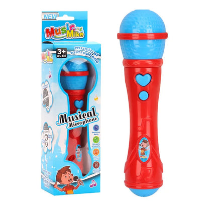 1Pcs Children Simulation Sound Amplifier Microphone Early Education Enlightenment Singing Music Toy Microphone Leedoar