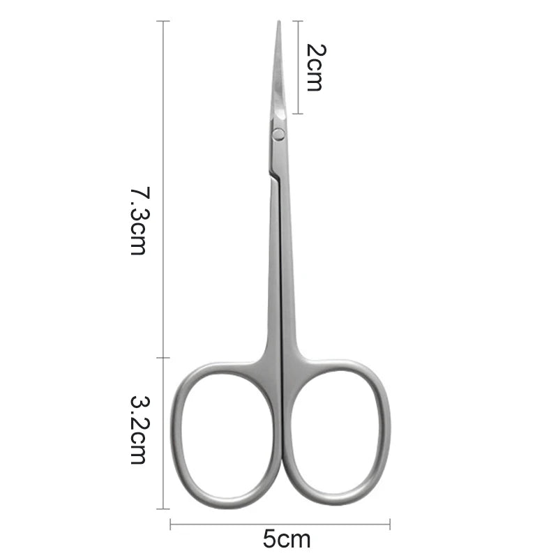 1Pcs Cuticle Scissors Professional Manicure Small Scissors Dead Skin Remover for Nails Art Stainless Steel Cuticle Cutter Leedoar