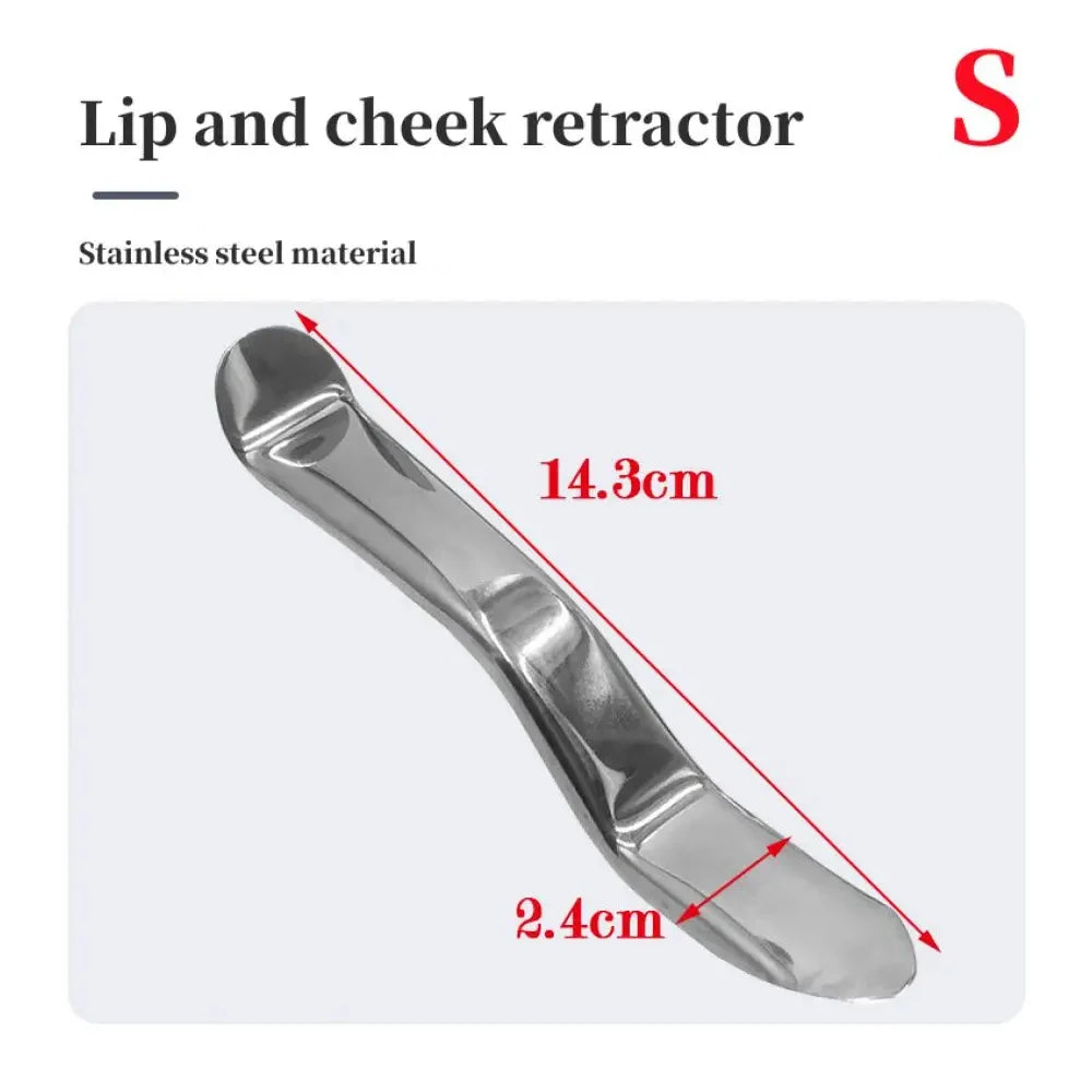 1Pcs Dental Minnesota Lip &amp; Cheek Retractor Implante Abridor de Boca Instrumento Aço Retractor Oral Ferramentas Dentista 