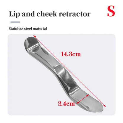 1 pieza de retractor de labios y mejillas dental de Minnesota, instrumento de apertura de boca para implantes, retractor oral de acero, herramientas para dentistas 