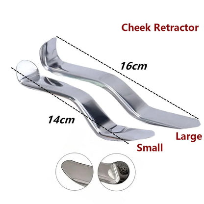 1Pcs Dental Minnesota Lip &amp; Cheek Retractor Implante Abridor de Boca Instrumento Aço Retractor Oral Ferramentas Dentista 