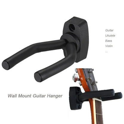 1Pcs Suporte de guitarra Suporte de parede Peças e acessórios Exibição de instrumentos domésticos Guitarras Ganchos de parede Palhetas de guitarra 