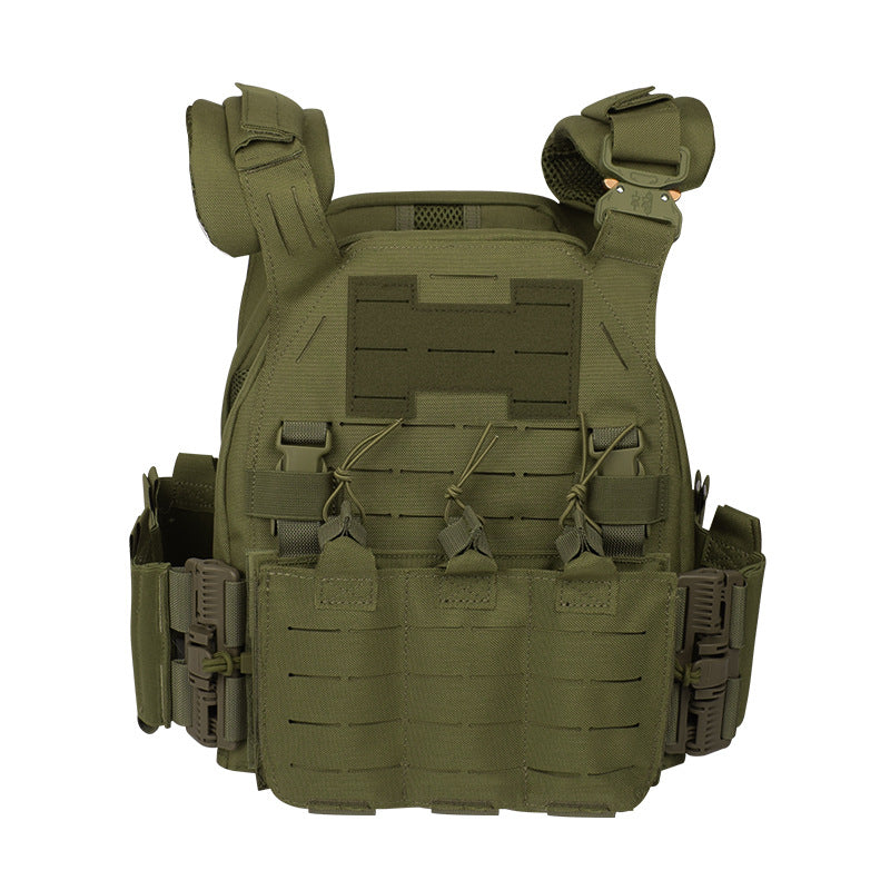 Colete tático Plate Carrier Protection Mole 1000D Caça com bolsa de revista para jogos de guerra CS Paintball