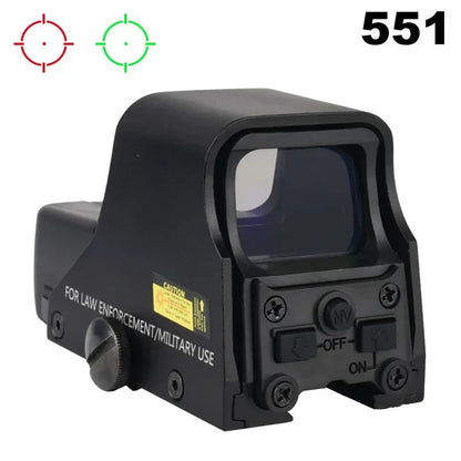 551/552/553 Red Dot Sight Tactical Optical Reflex Green Dot Scope Adjustable Brightness for Hunt Shooting 558 Compact Riflescope Leedoar