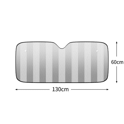 1pc Car Sunshade Block Snow Block Frost Car Jacket Front Glass Sun Protection Heat Shield Car Cover Antifreeze Snow Block Leedoar