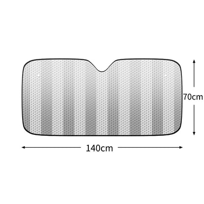 1pc Car Sunshade Block Snow Block Frost Car Jacket Front Glass Sun Protection Heat Shield Car Cover Antifreeze Snow Block Leedoar