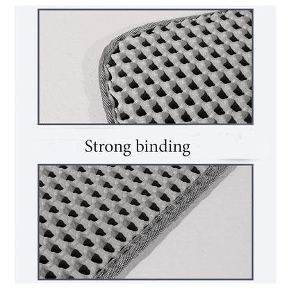 1pc, Cat Litter Mat, Cat Waterproof Litter Trapping Mat,Double Layer Filter Washable Non Slip Cat Mat For Cleaning, Pet Supplies Leedoar